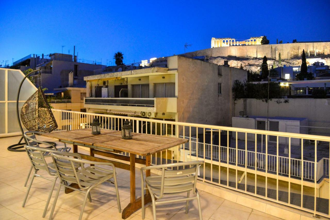 Acropolis Amazing Balcony View 3 Minutes Walking To The Museum Apartment Athens Luaran gambar
