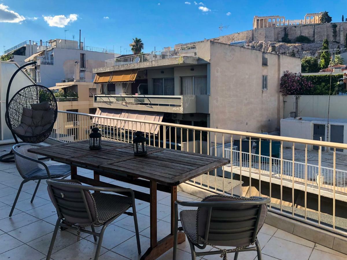 Acropolis Amazing Balcony View 3 Minutes Walking To The Museum Apartment Athens Luaran gambar